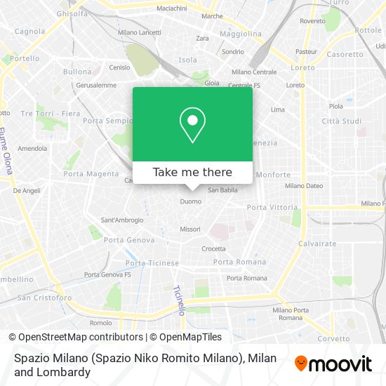 Spazio Milano (Spazio Niko Romito Milano) map