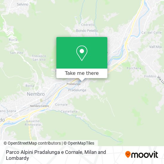 Parco Alpini Pradalunga e Cornale map
