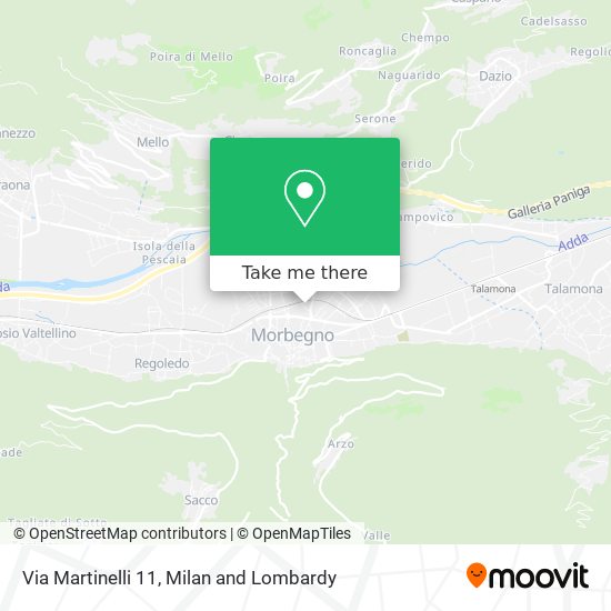 Via Martinelli 11 map