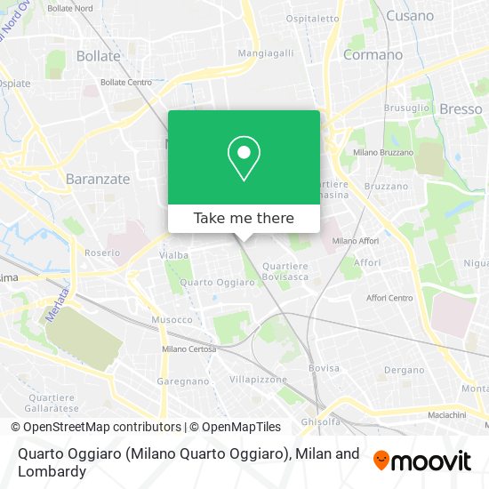 Quarto Oggiaro (Milano Quarto Oggiaro) map