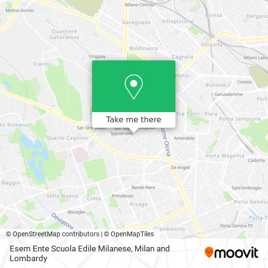 Esem Ente Scuola Edile Milanese map