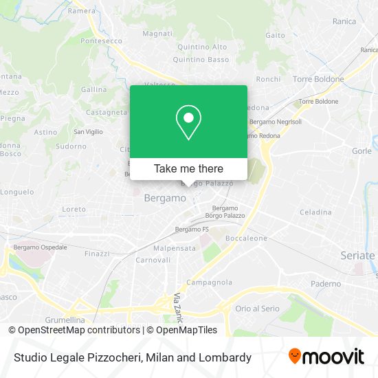 Studio Legale Pizzocheri map