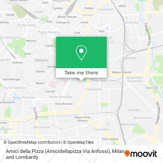 Amici della Pizza (Amicidellapizza Via Anfossi) map