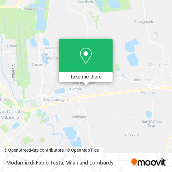 Modamia di Fabio Testa map