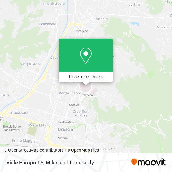 Viale Europa 15 map