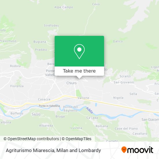 Agriturismo Miarescia map