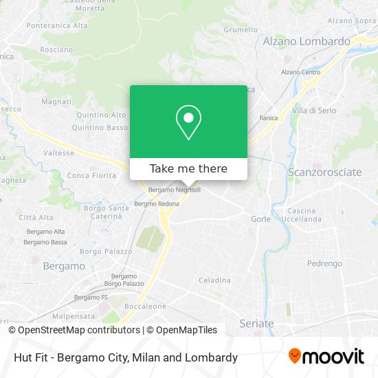 Hut Fit - Bergamo City map