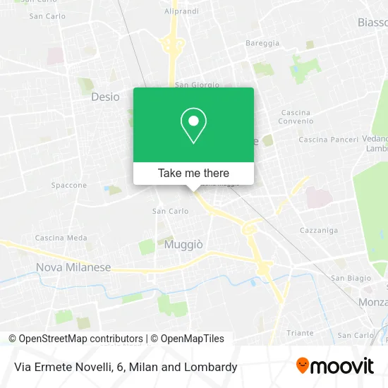 Via Ermete Novelli, 6 map