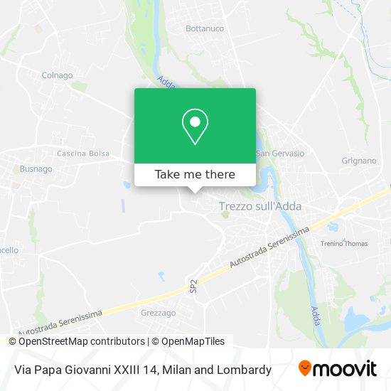 Via Papa Giovanni XXIII 14 map