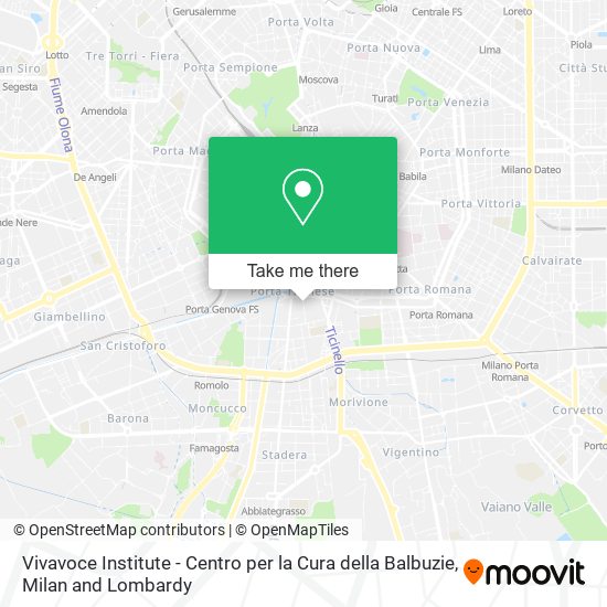 Vivavoce Institute - Centro per la Cura della Balbuzie map