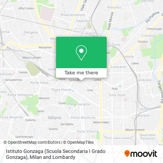 Istituto Gonzaga (Scuola Secondaria I Grado Gonzaga) map