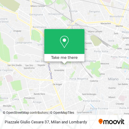 Piazzale Giulio Cesare  37 map