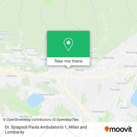 Dr. Spagnoli Paola Ambulatorio 1 map
