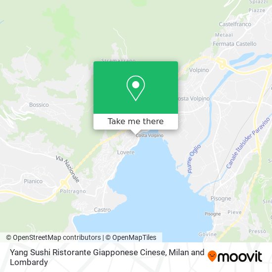 Yang Sushi Ristorante Giapponese Cinese map