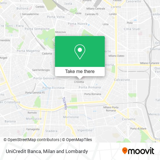 UniCredit Banca map