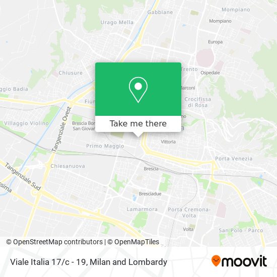 Viale Italia 17/c - 19 map