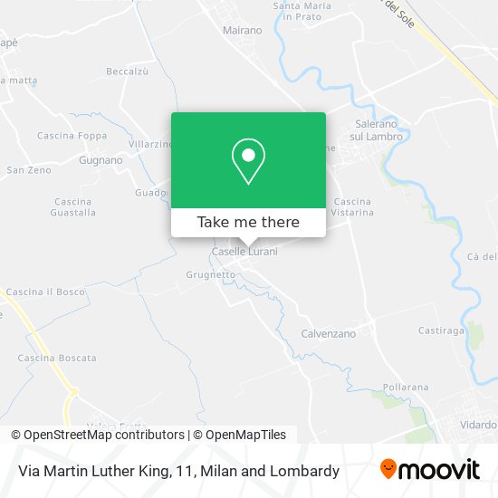 Via Martin Luther King, 11 map