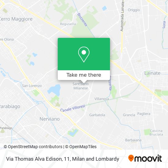 Via Thomas Alva Edison, 11 map