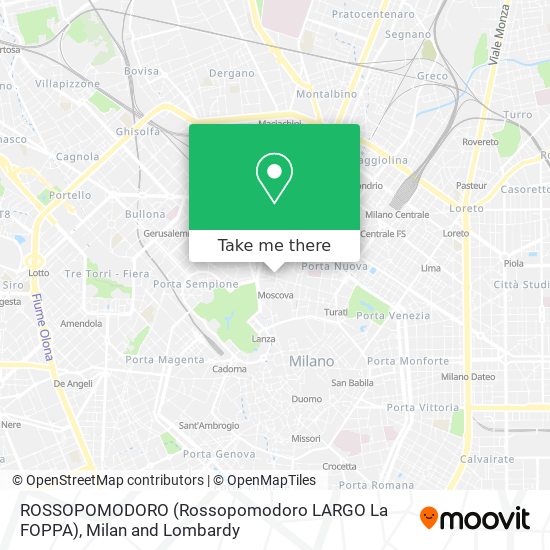 ROSSOPOMODORO (Rossopomodoro LARGO La FOPPA) map