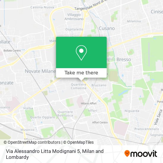 Via Alessandro Litta Modignani 5 map