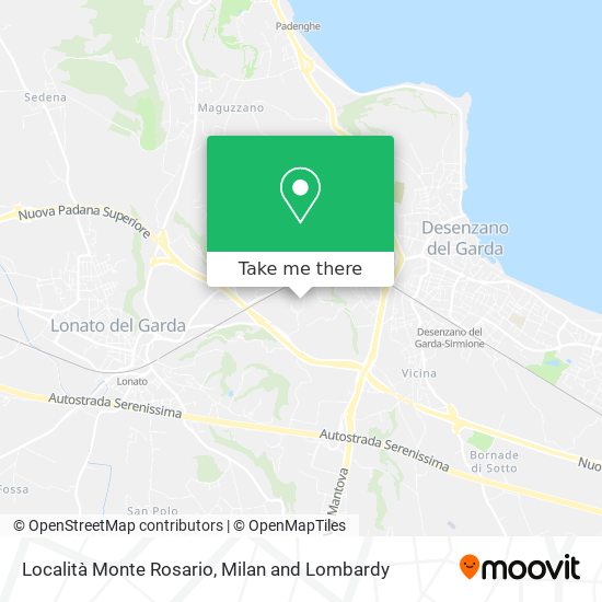 Località Monte Rosario map