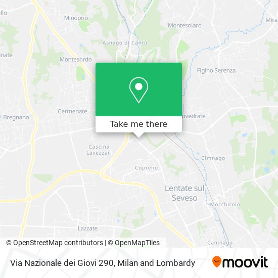 Via Nazionale dei Giovi 290 map