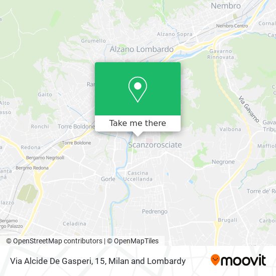 Via Alcide De Gasperi, 15 map