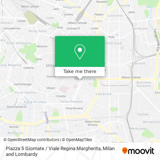 Piazza 5 Giornate / Viale Regina Margherita map