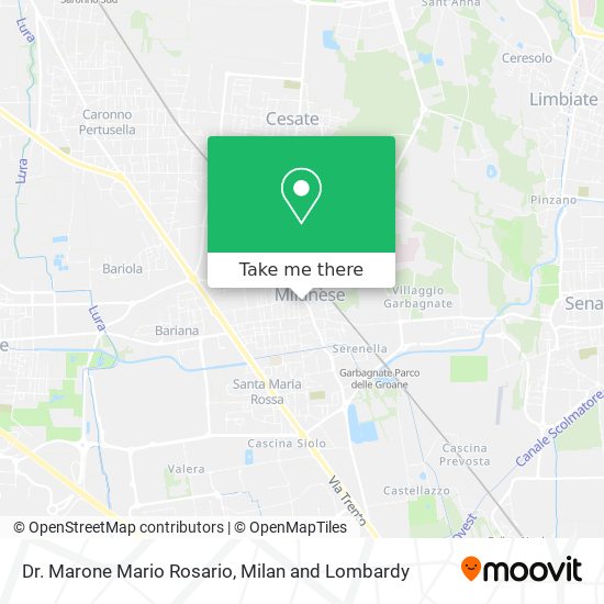 Dr. Marone Mario Rosario map