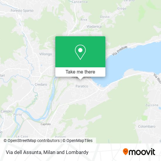 Via dell Assunta map