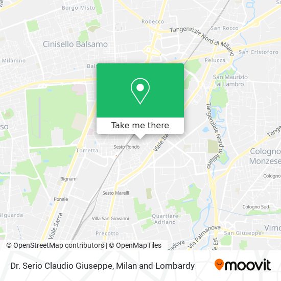 Dr. Serio Claudio Giuseppe map