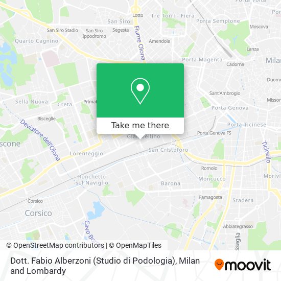 Dott. Fabio Alberzoni (Studio di Podologia) map