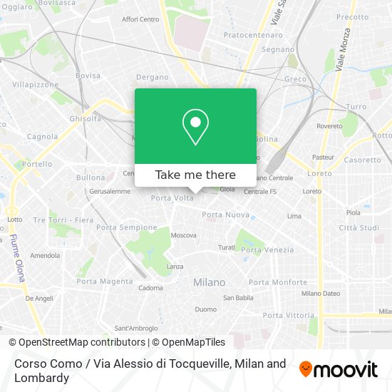 Corso Como / Via Alessio di Tocqueville map