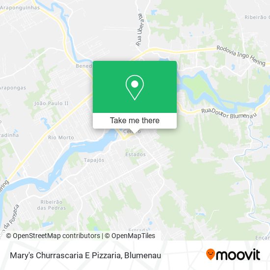 Mary's Churrascaria E Pizzaria map