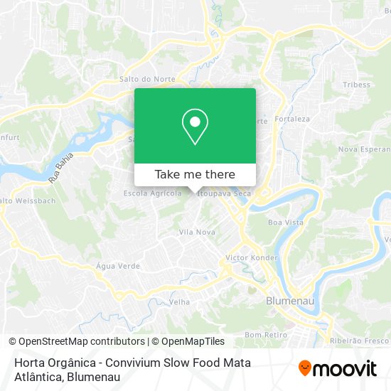 Horta Orgânica - Convivium Slow Food Mata Atlântica map