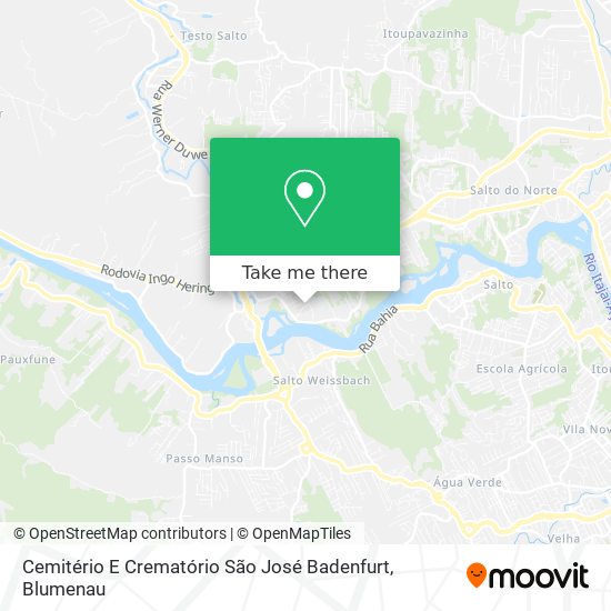 Cemitério E Crematório São José Badenfurt map