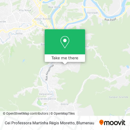 Cei Professora Martinha Régis Moretto map