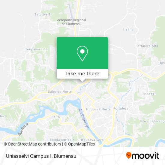 Mapa Uniasselvi Campus I