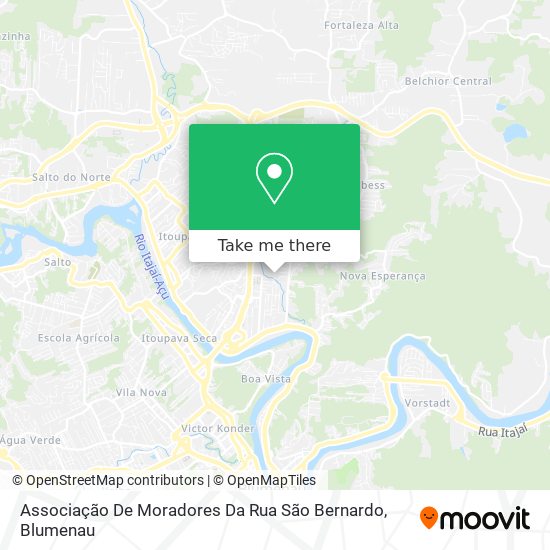 Mapa Associação De Moradores Da Rua São Bernardo