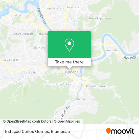 Mapa Estação Carlos Gomes