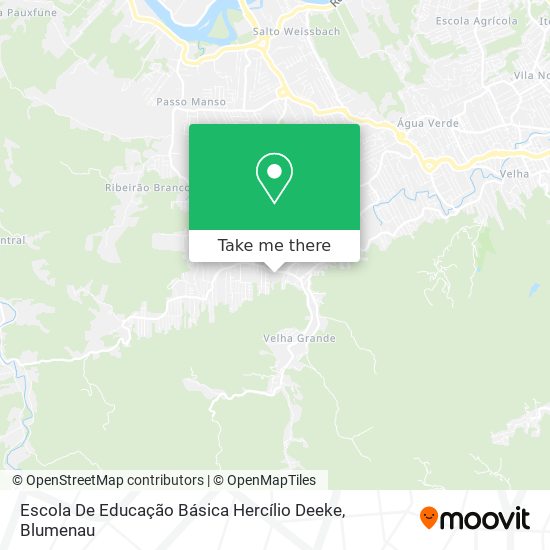 Mapa Escola De Educação Básica Hercílio Deeke