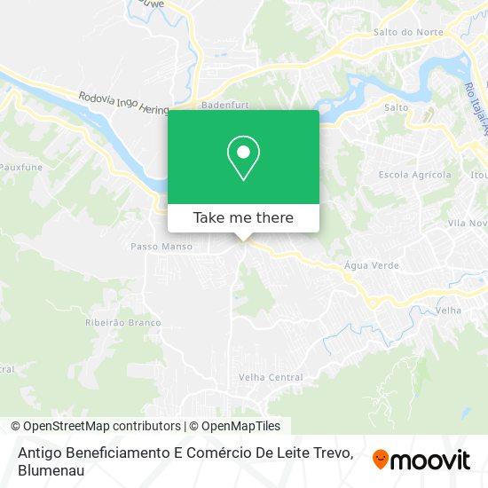 Antigo Beneficiamento E Comércio De Leite Trevo map