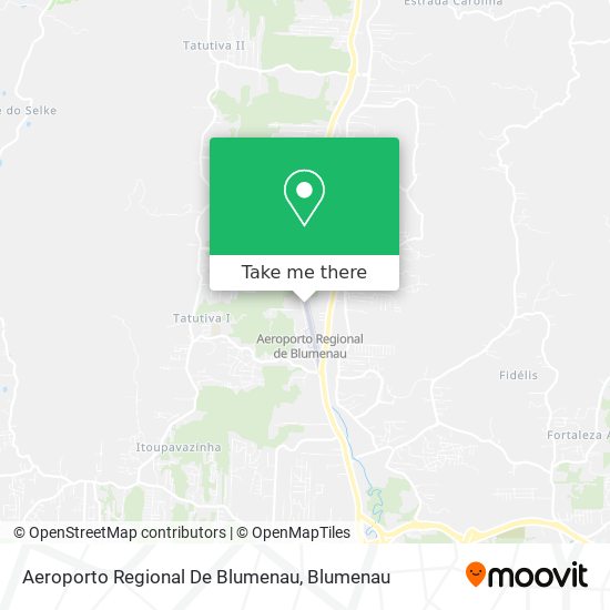 Aeroporto Regional De Blumenau map
