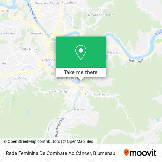 Mapa Rede Feminina De Combate Ao Câncer