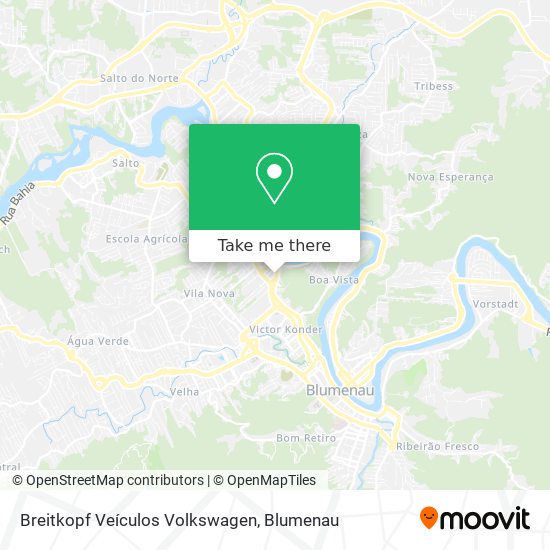 Mapa Breitkopf Veículos Volkswagen