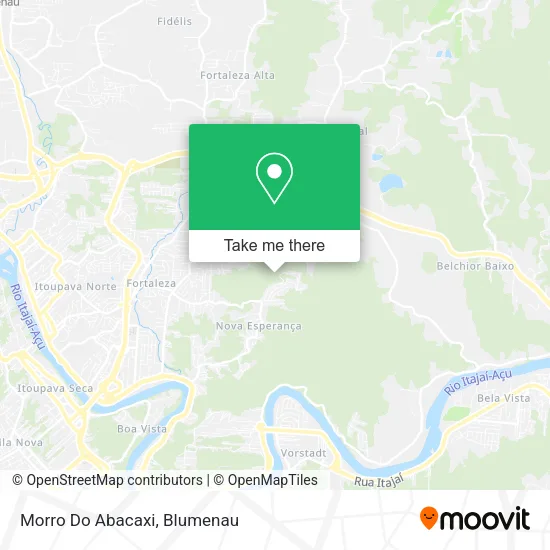 Morro Do Abacaxi map