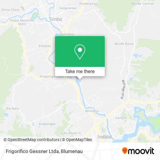 Frigorífico Gessner Ltda map