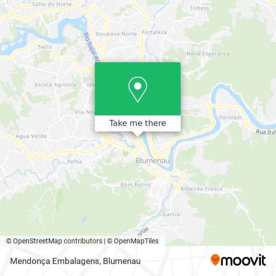 Mendonça Embalagens map