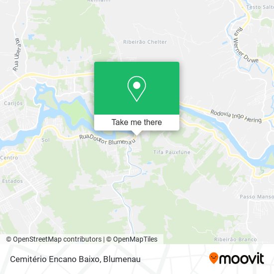 Cemitério Encano Baixo map