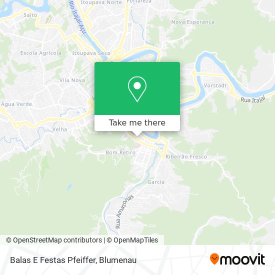 Mapa Balas E Festas Pfeiffer